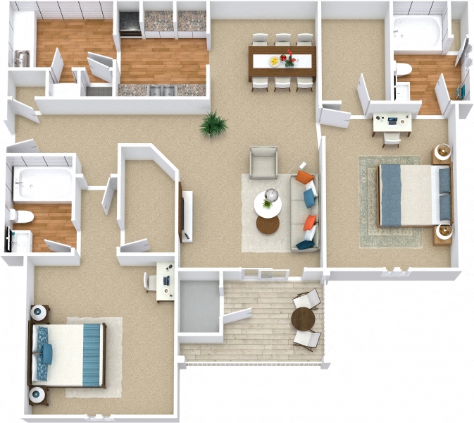 291 Plantation Centre Dr N 1-3 Beds Apartment for Rent - Photo Gallery 32